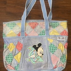 Vintage Baby Mickey Diaper Bag