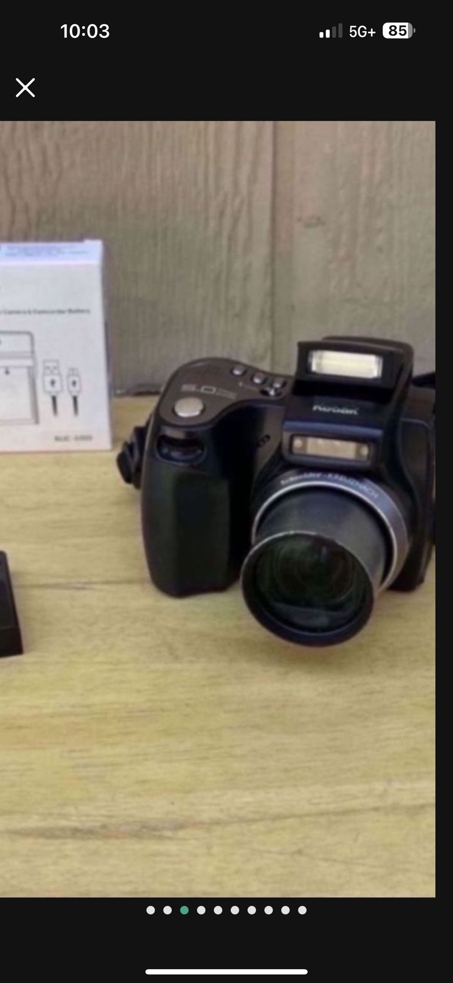 Kodak EasyShare Z7590 5.0MP 10x Zoom Digital Camera W Charger/Battery TESTED 