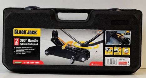Torin Black Jack 2 Ton 360-Degree Handle Hydraulic Trolley Jack