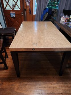 Dining Table: $35.. 60inx38inx30.5in(L,W,H)