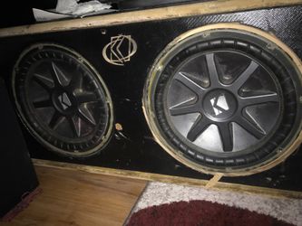 2 12inch kicker comp sub woofers