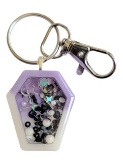 Pastel Goth Shaker Keychain