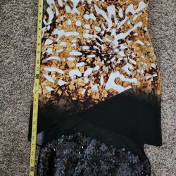 Just Cavalli by Roberto Cavalli Y2k Pencil Double Layered Penci Skirt, size 4-6