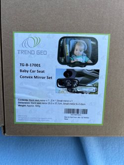 Baby car seat car mirror set