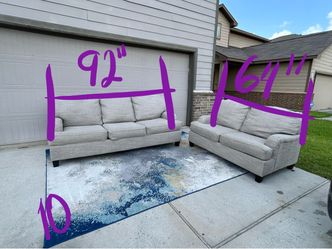 Sectional couch modular L-shaped sofa loveseat sala delivery available