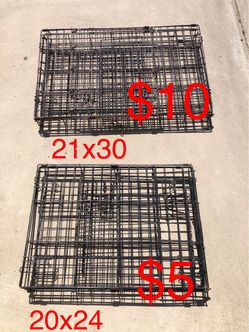 Dog crate/kennel $5-$10
