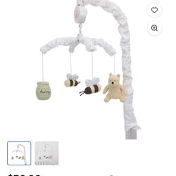 Winnie The Pooh Baby Mobile Carousel For Nursery
