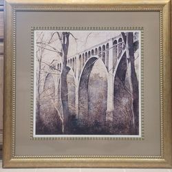 Framed watercolor