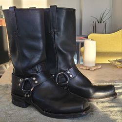 Mens Black Frye Boots 