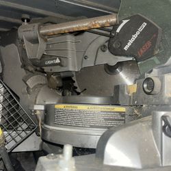 Metabo 10” Miter Saw And Mobile Saw Stand 