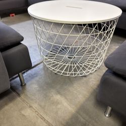 IKEA Storage table, white 61 Cm 