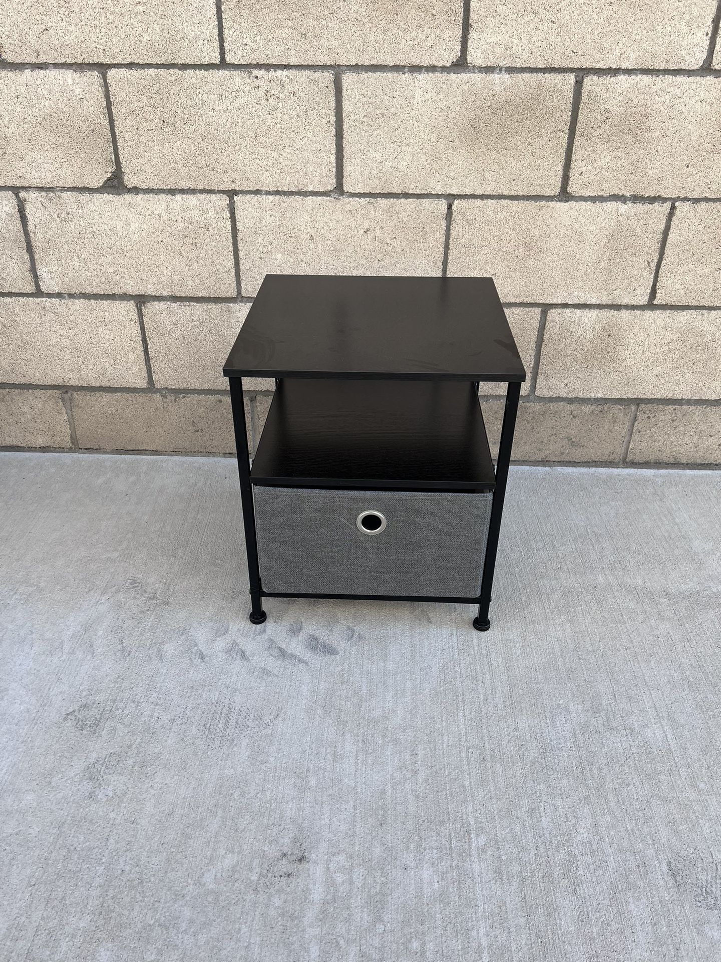 NEW Sorbus Nightstand 1-Drawer Shelf Storage - Bedside Furniture & End Table with Steel Frame for Home, Bedroom, Closets, Office & College Dorm