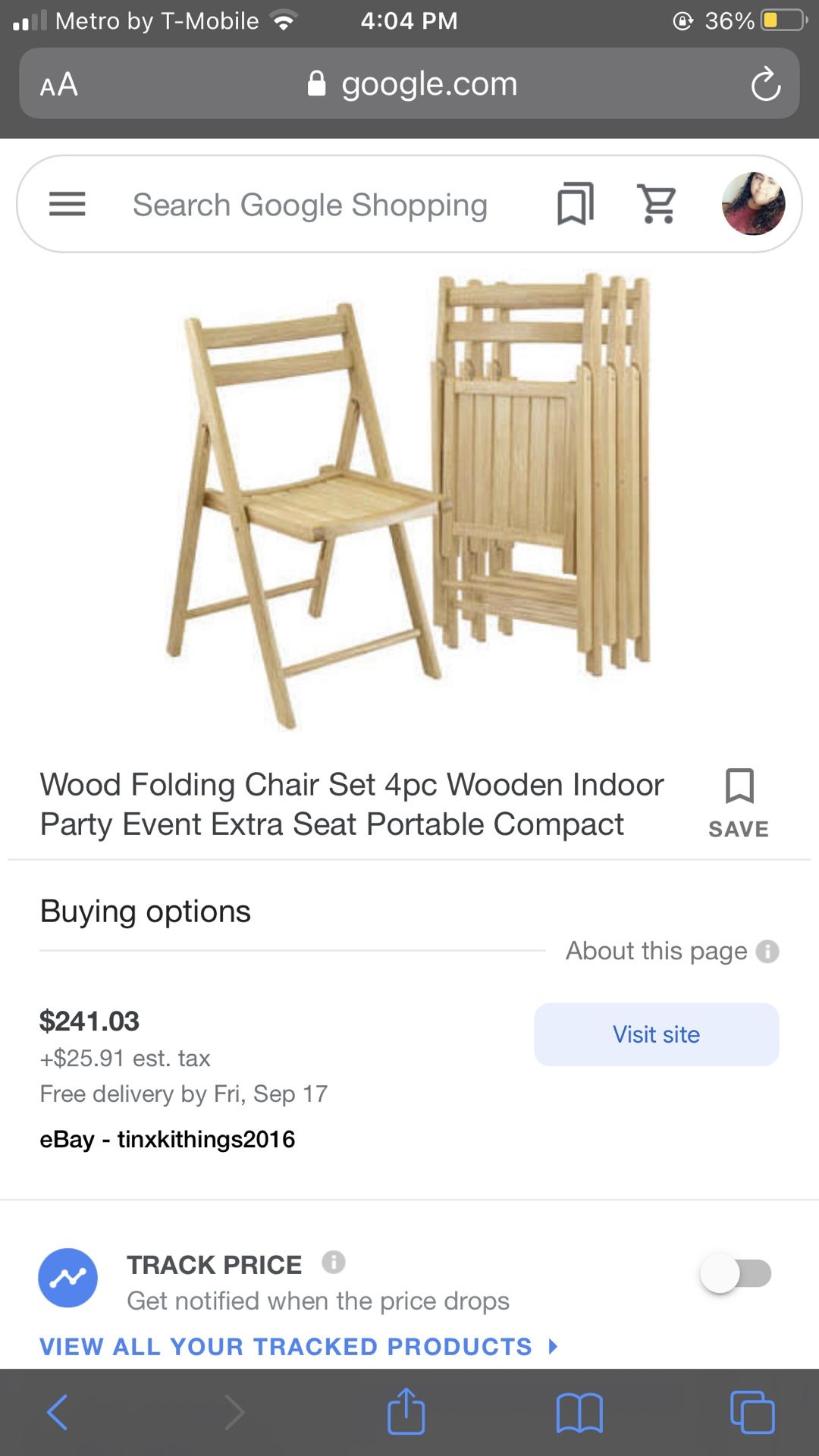 Wooden Folding Chairs