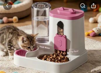 Automatic Pet Food and Water Dispenser
