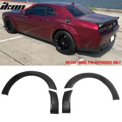 Fits 2018-2023 Dodge Challenger Widebody OE Style Rear Fender Flares Unpainted 2PCS