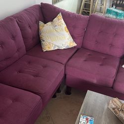 Purple Small Couch