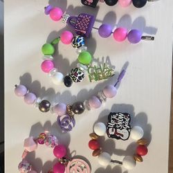 Stanley Cup Accessories, Straw Charms, Bows and Handle Bracelets