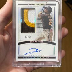 2024 National Treasures Leo De Vries Clutch Factors Silver RPA Auto /25 #CFS-LDV