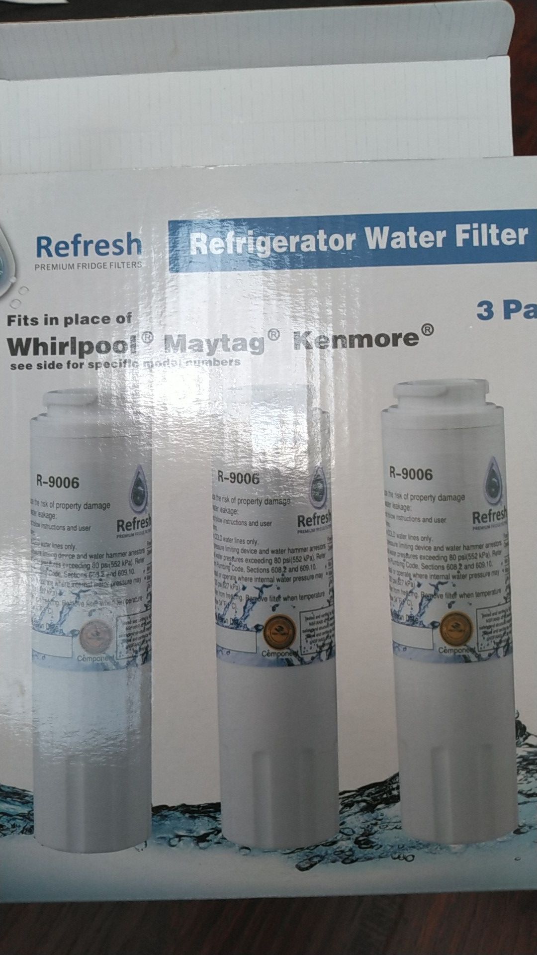 Fridge filter R-9006 Whirlpool Maytag Kenmore