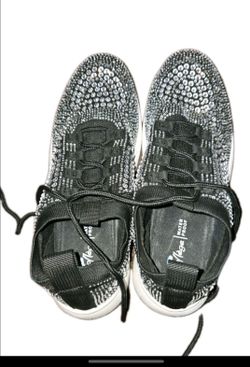 black rhinestones women's sneakers