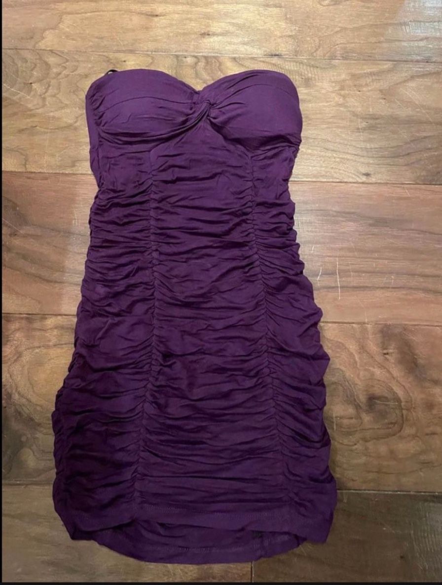 Fitted Purple Dress 