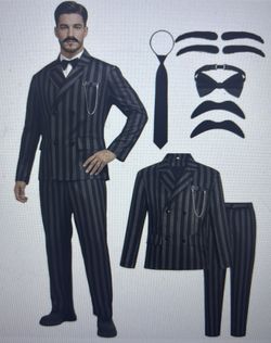 Gomez Addams Costume. Addams Family. Halloween. XL. See photos For Sizing