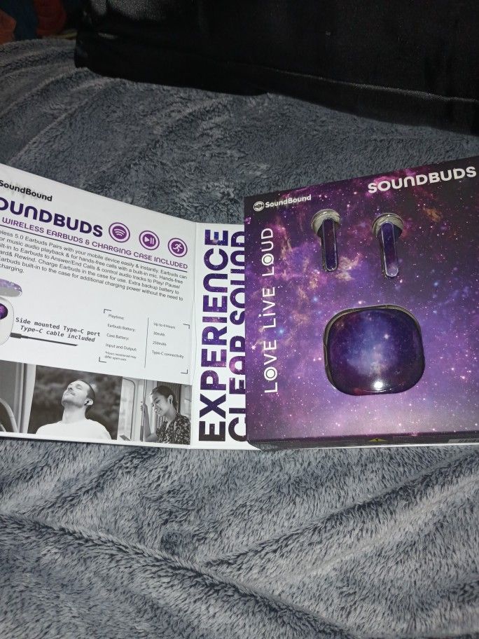 SoundBound. Wireless Earbuds With Charging Case. 5. New. for Sale