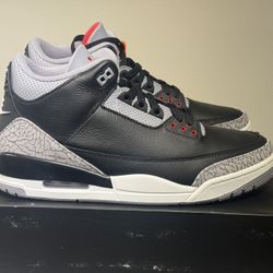 Air Jordan 3 Black Cement 2024 – Size 10.5 – Brand New