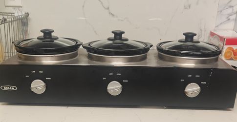 Slow cooker 3 pots,
