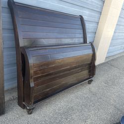 🎁SOLID WOOD RUSTIC  QUEEN  SIZE BED FRAME🎁