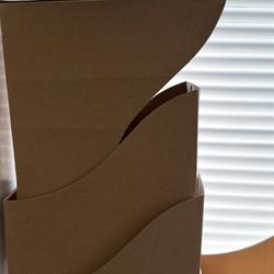 Cardboard Book Boxes (6 available)