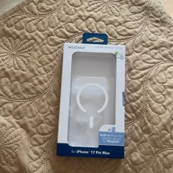 Insignia- Hard-Shell Case with MagSafe for Apple iPhone 17 Pro Max - Clear