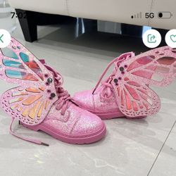 Pink Glitter Girls Boots MADMIA Boots Girls