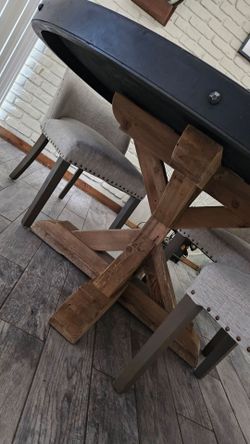 Restoration hardware dining table