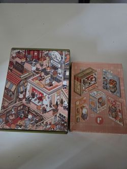 New The refinery 2 puzzles  504 pieces a small 20 piece