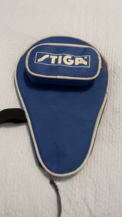 Stiga ping pong paddle with 6 balls