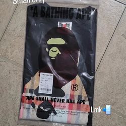 Bape x burberry T shirt black