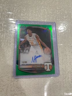 2025 Bowman U Chrome - Nate Ament True Green Auto /99