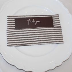 Cloth Striped Napkins