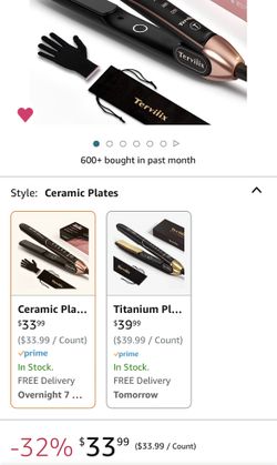 Terviiix 1” Ceramic Flat Iron