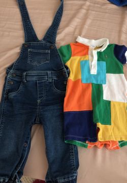 Jessica Simpson jeans 12 months,polo shirt 6 months