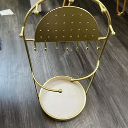 Gold jewelry Stand