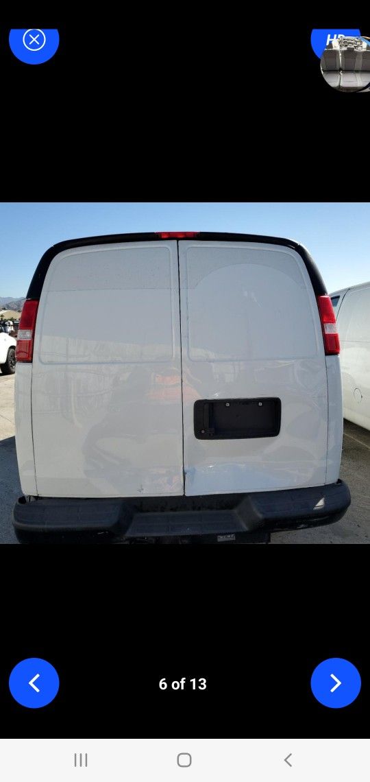 Chevrolet Express Van Rear Doors