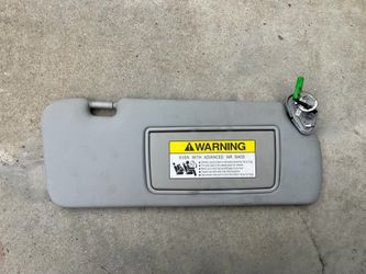 CRV Passenger Sun Visor - Gray OEM - Illuminated