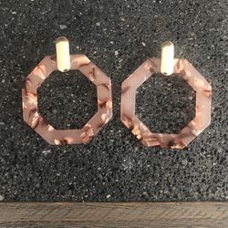 Octagon Earrings 