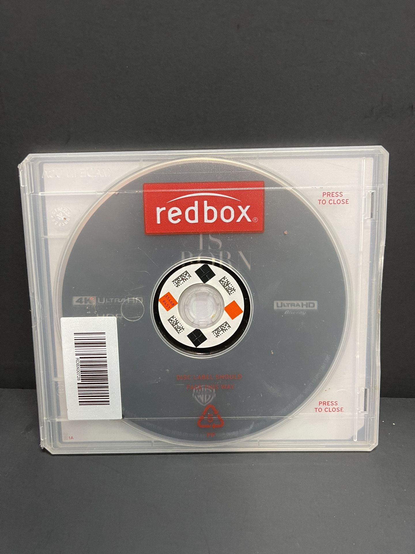 A Star Is Born on 4K UltraHD Blu-ray - RedBox Copy