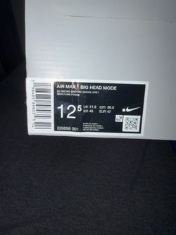 Nike Air Max 1 .SWOOSH Low Poly Big Head Mode (Size 12.5)