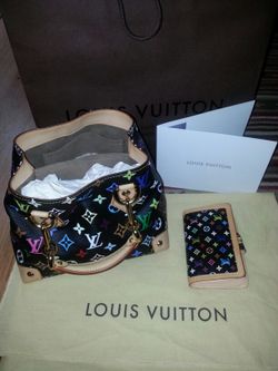 Louis Vuitton Audra multicolor Black. And small coin wallet ( ReSerVeD) for  Sale in New Canaan, CT - OfferUp