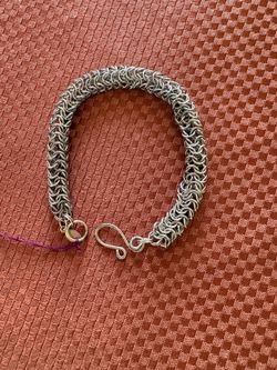 Custom Handmade Silver Bracelet
