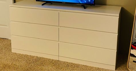 White Malm dresser from IKEA